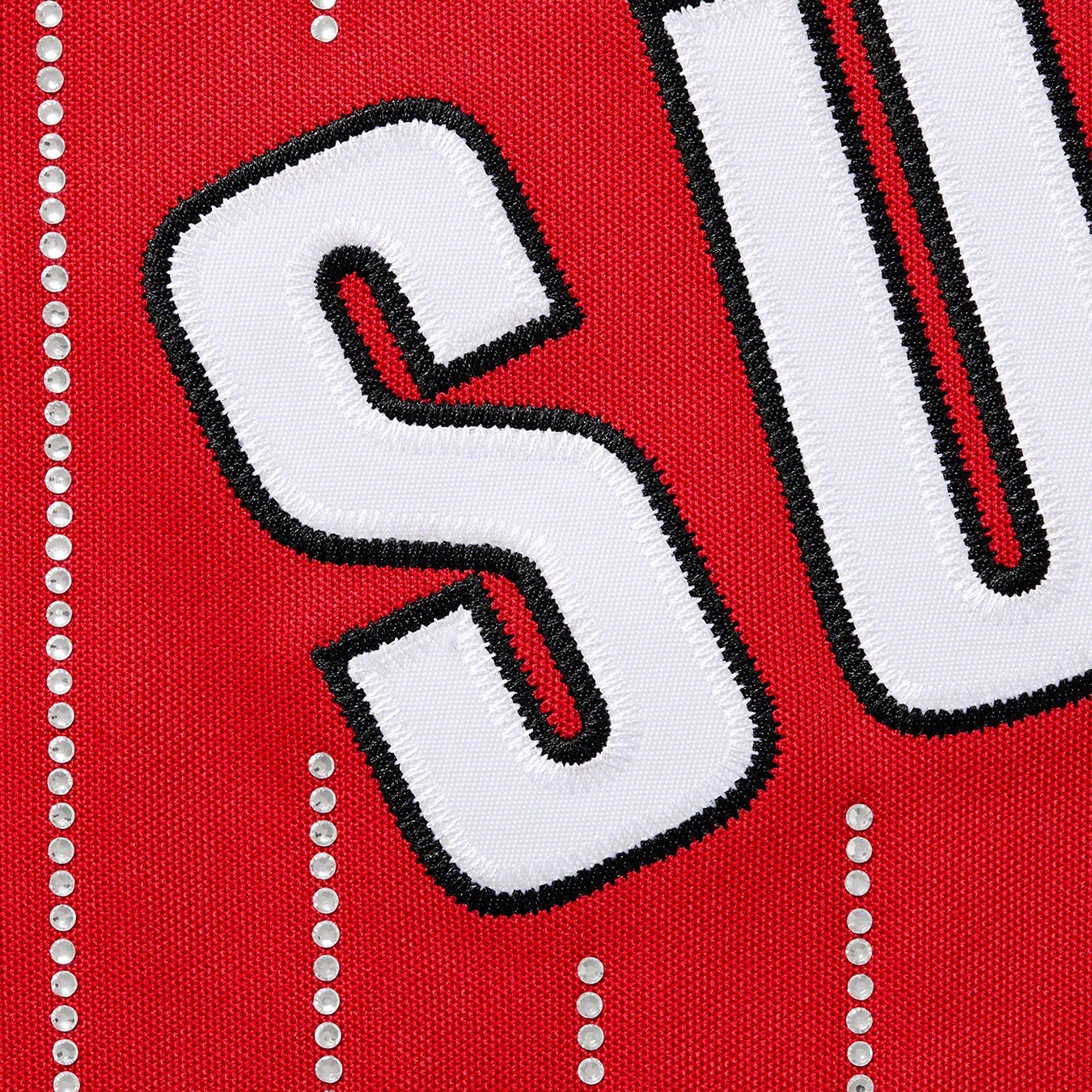 Rhinestone Stripe Baseball Jersey view 9